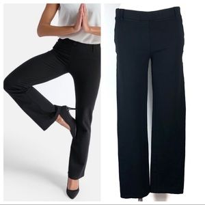 Betabrand Classic Dress Pant Yoga Pant Black Large